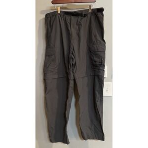 REI Pants Cargo Convertible Zip Off Shorts Belted UPF 50 Hiking Fishing‎ XL